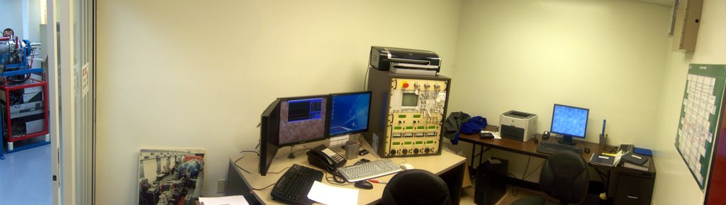 accelerator mass spectrometry control room